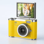 4K Digital Camera with Flip Screen and High Resolution Photo Capture