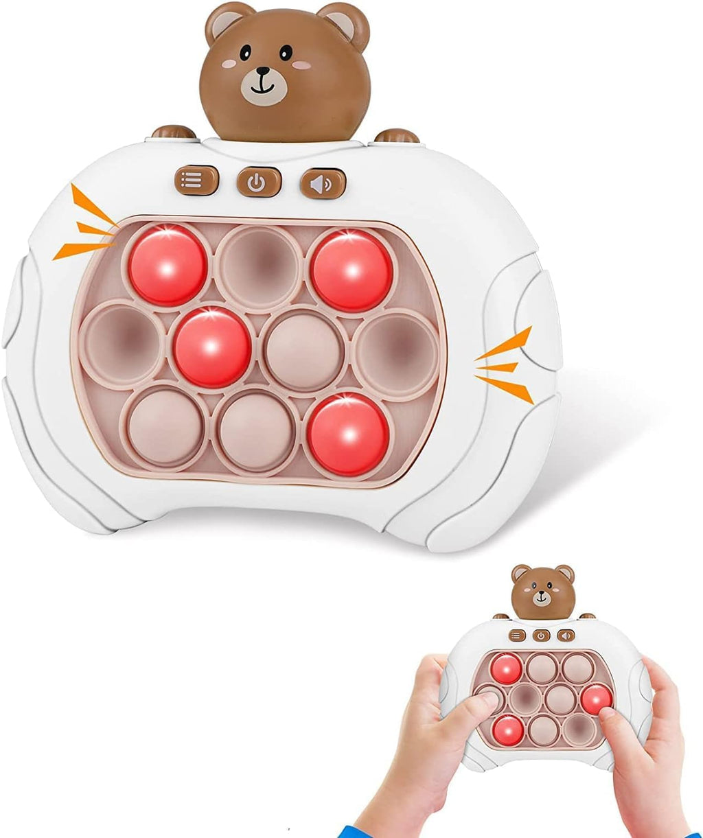 Electronic Pop It Fidget Game Toy with Light Up Buttons and Handheld Interactive