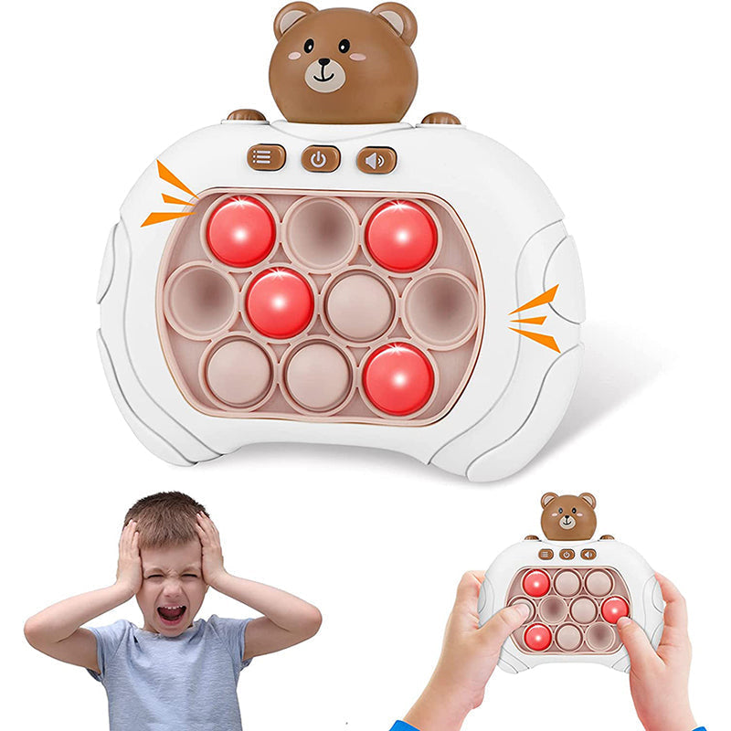 Electronic Pop It Fidget Game Toy with Light Up Buttons and Handheld Interactive