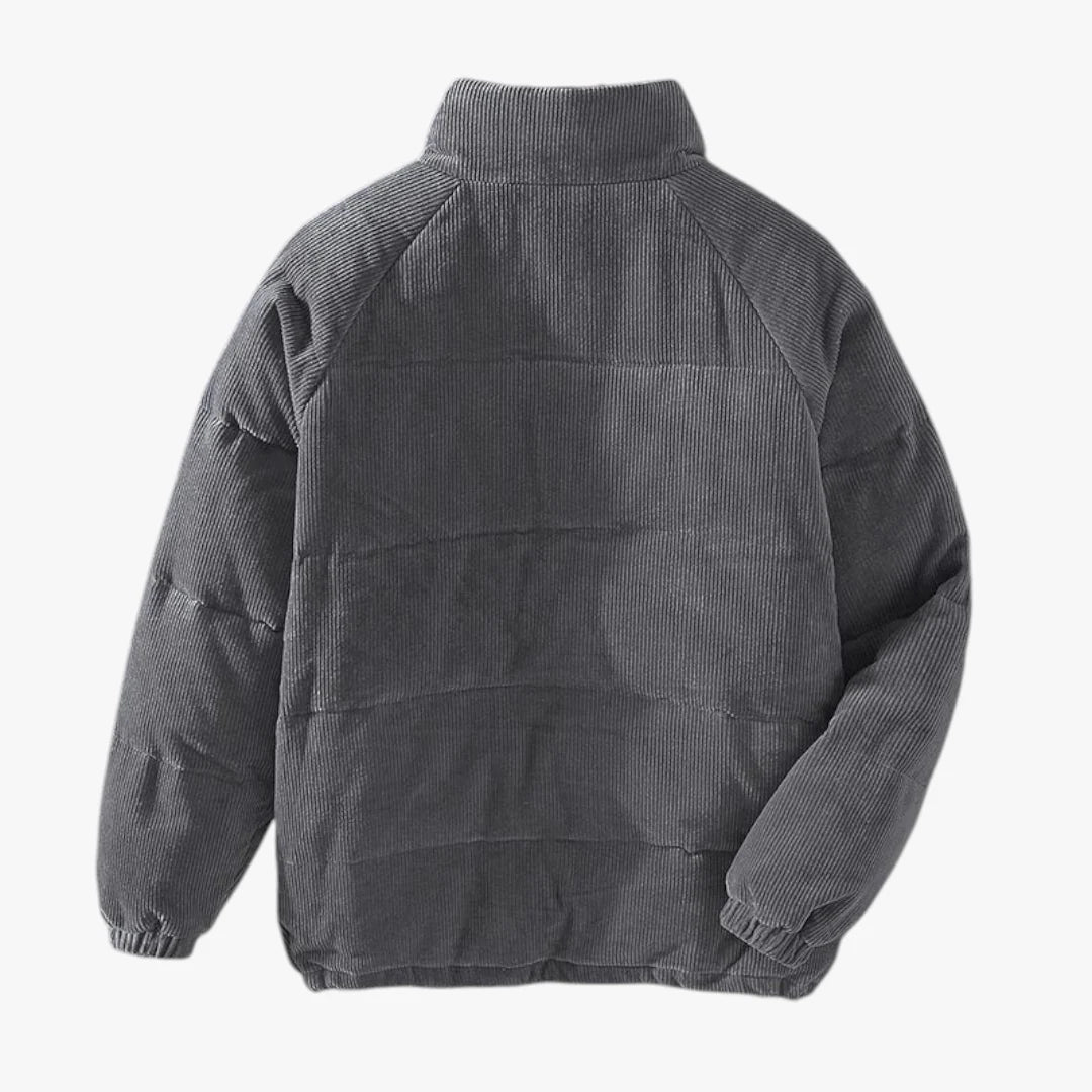 Men’s Quilted Lightweight Winter Jacket with Padded Design