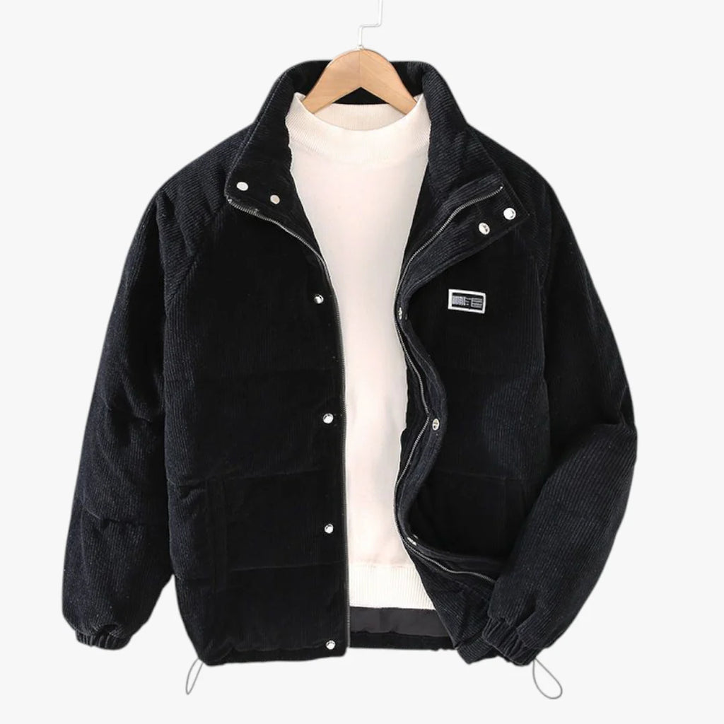 Men’s Quilted Lightweight Winter Jacket with Padded Design