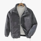 Men’s Quilted Lightweight Winter Jacket with Padded Design