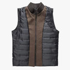 Men’s Wool Blend Winter Coat with Quilted Lining and Slim Fit