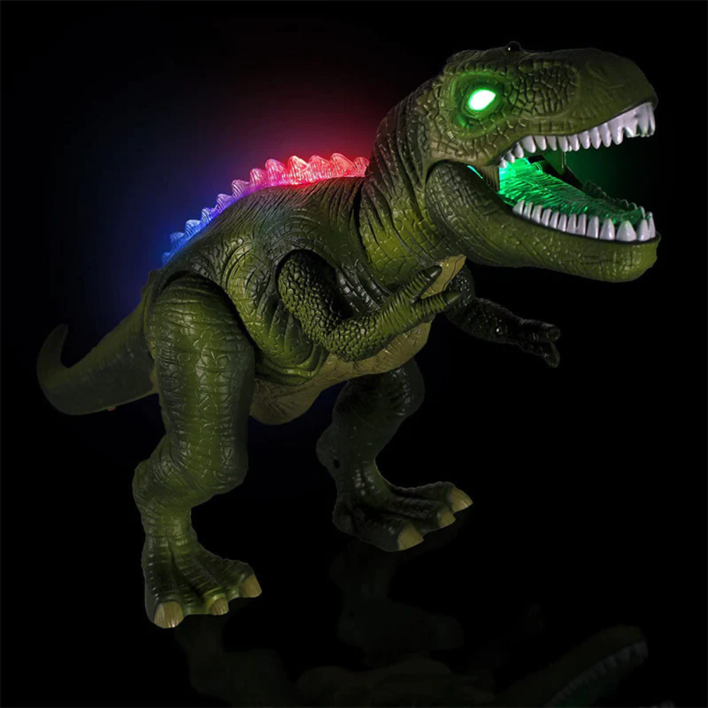 Remote Control Dinosaur Toy with Lights Sound and Walking Motion