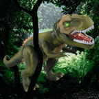 Remote Control Dinosaur Toy with Lights Sound and Walking Motion