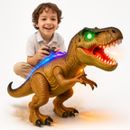 Remote Control Dinosaur Toy with Lights Sound and Walking Motion
