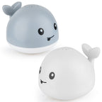 Baby Whale Bath Toy with Water Fountain Spray