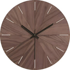 Modern Wooden Wall Clock with Silent Movement and Minimalist Design